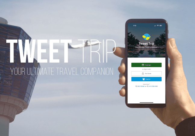 Tweet Trip App & Online Portal