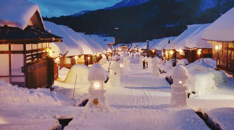 Ouchi-juku Snow Festival - © Japan National Tourism Organization